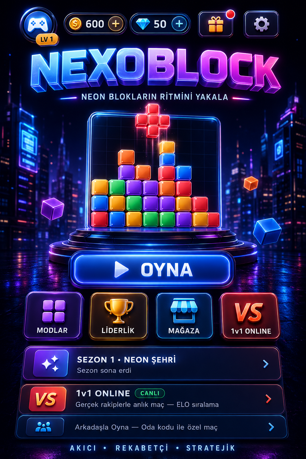 Oynanış ekranı